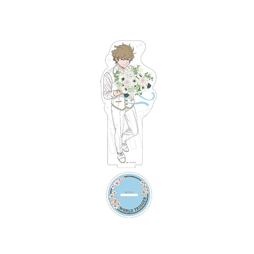 ワールドトリガー アクリルフィギュアスタンド Bouquet ver　３点セット Amazon.co.jp: ワールドトリガー ヒュース Bouquet ver